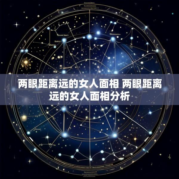 两眼距离远的女人面相 两眼距离远的女人面相分析