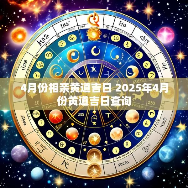 4月份相亲黄道吉日 2025年4月份黄道吉日查询