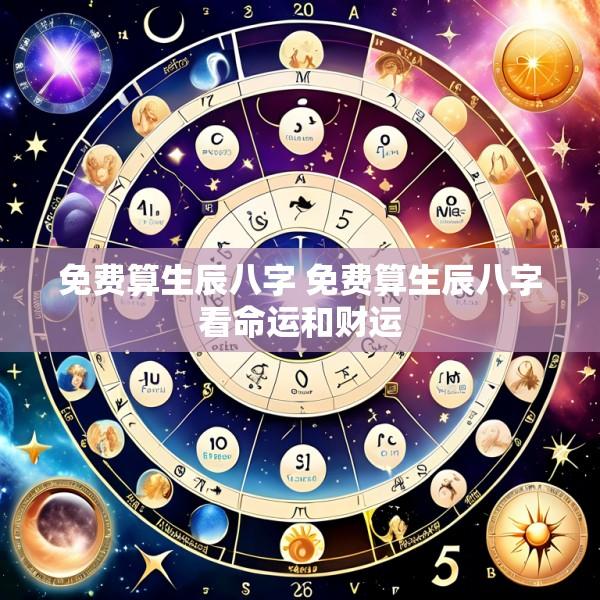 免费算生辰八字 免费算生辰八字看命运和财运