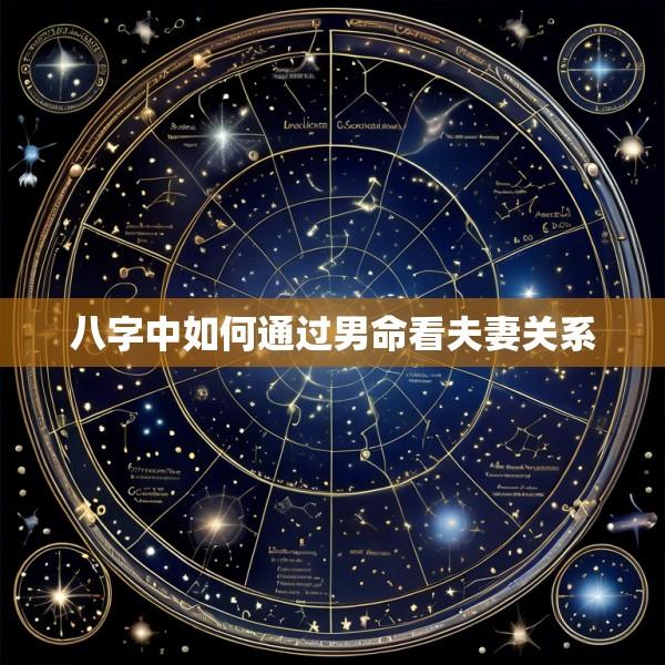 八字中如何通过男命看夫妻关系