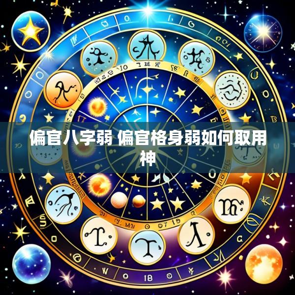 偏官八字弱 偏官格身弱如何取用神