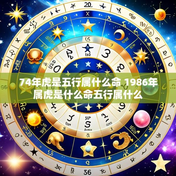 74年虎是五行属什么命 1986年属虎是什么命五行属什么