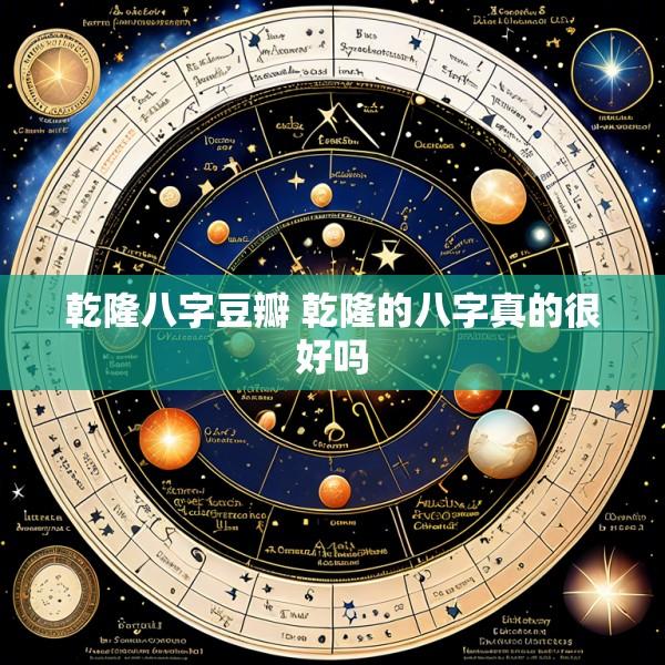 乾隆八字豆瓣 乾隆的八字真的很好吗
