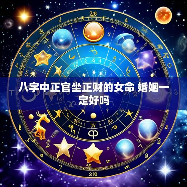 八字中正官坐正财的女命 婚姻一定好吗