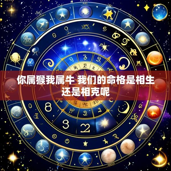 你属猴我属牛 我们的命格是相生还是相克呢