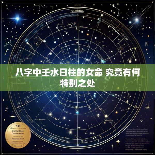 八字中壬水日柱的女命 究竟有何特别之处