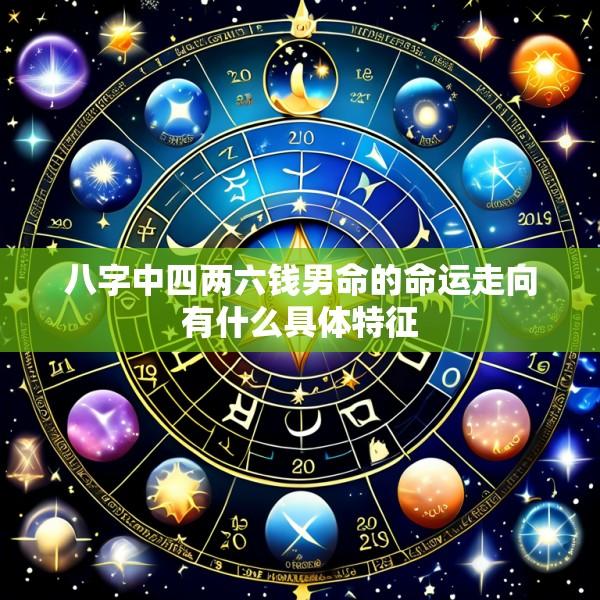 八字中四两六钱男命的命运走向有什么具体特征