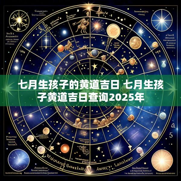 七月生孩子的黄道吉日 七月生孩子黄道吉日查询2025年