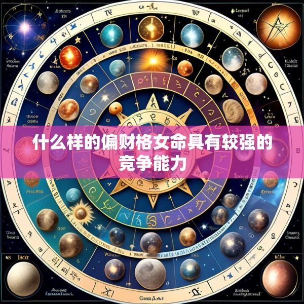 什么样的偏财格女命具有较强的竞争能力