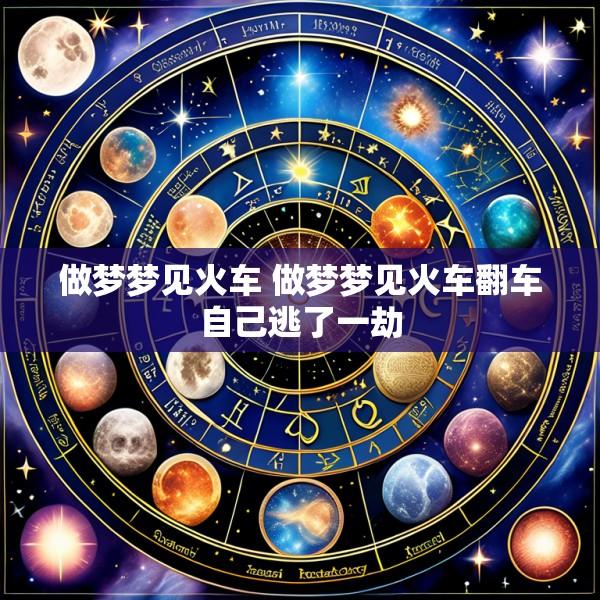 做梦梦见火车 做梦梦见火车翻车自己逃了一劫