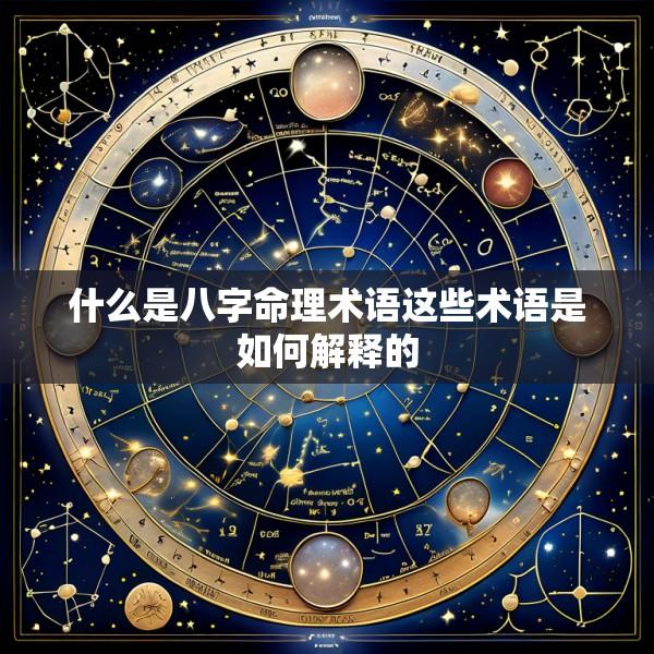 什么是八字命理术语这些术语是如何解释的