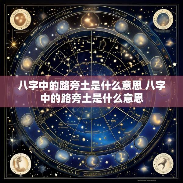 八字中的路旁土是什么意思 八字中的路旁土是什么意思