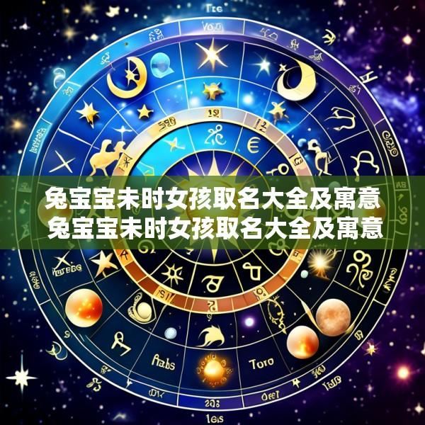 兔宝宝未时女孩取名大全及寓意 兔宝宝未时女孩取名大全及寓意解释