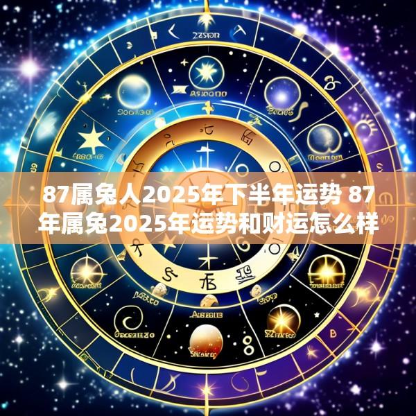 87属兔人2025年下半年运势 87年属兔2025年运势和财运怎么样