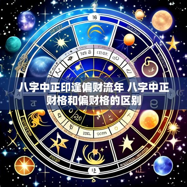 八字中正印逢偏财流年 八字中正财格和偏财格的区别