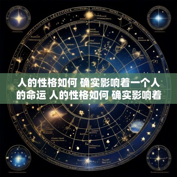 人的性格如何 确实影响着一个人的命运 人的性格如何 确实影响着一个人的命运呢