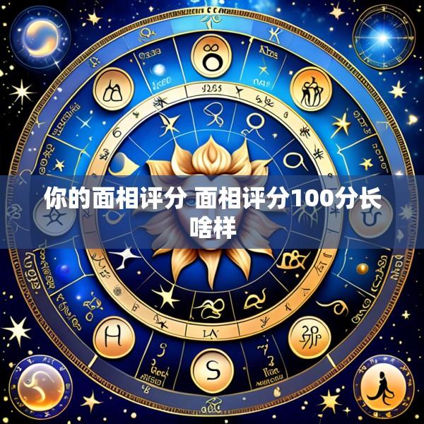 你的面相评分 面相评分100分长啥样