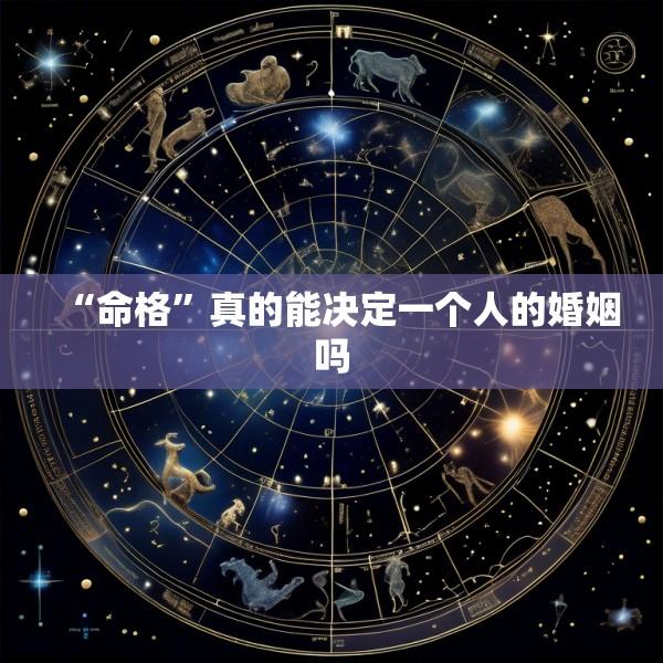 “命格”真的能决定一个人的婚姻吗