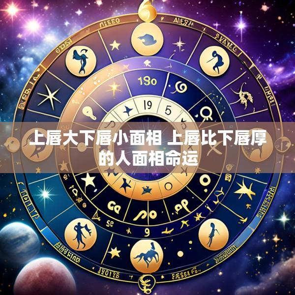 上唇大下唇小面相 上唇比下唇厚的人面相命运