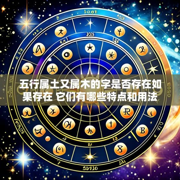 五行属土又属木的字是否存在如果存在 它们有哪些特点和用法