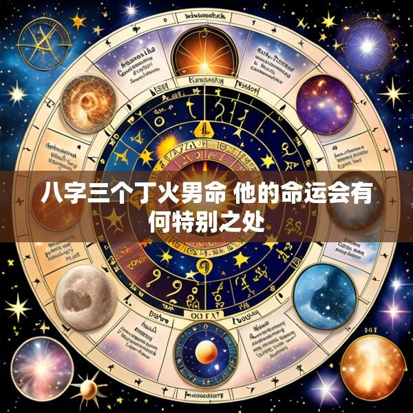 八字三个丁火男命 他的命运会有何特别之处
