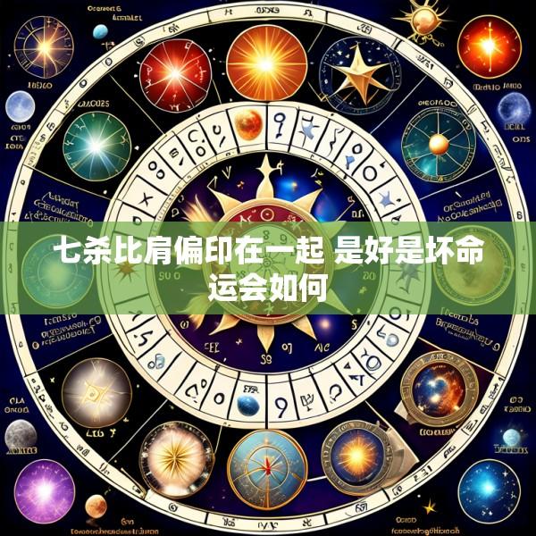 七杀比肩偏印在一起 是好是坏命运会如何