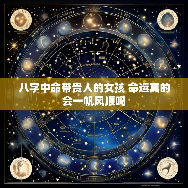 八字中命带贵人的女孩 命运真的会一帆风顺吗