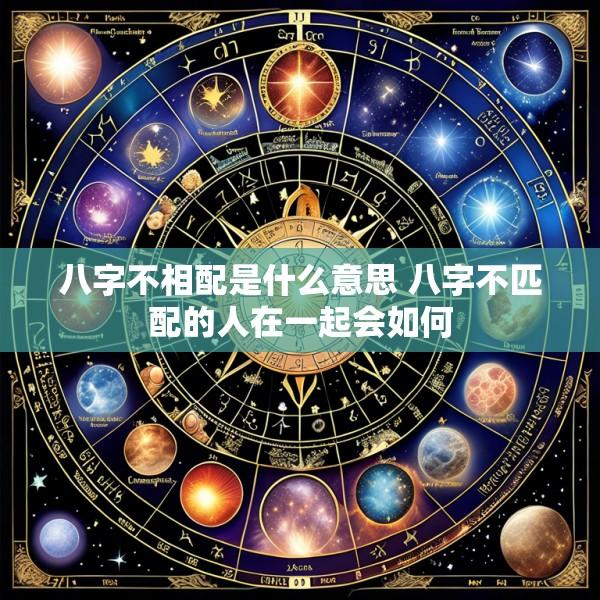 八字不相配是什么意思 八字不匹配的人在一起会如何
