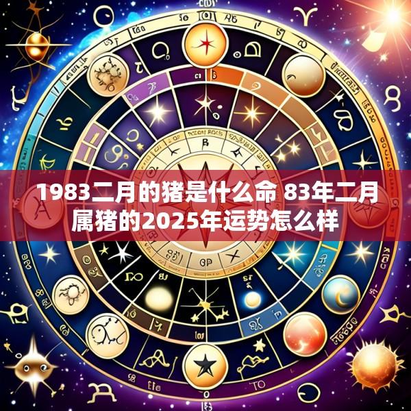 1983二月的猪是什么命 83年二月属猪的2025年运势怎么样