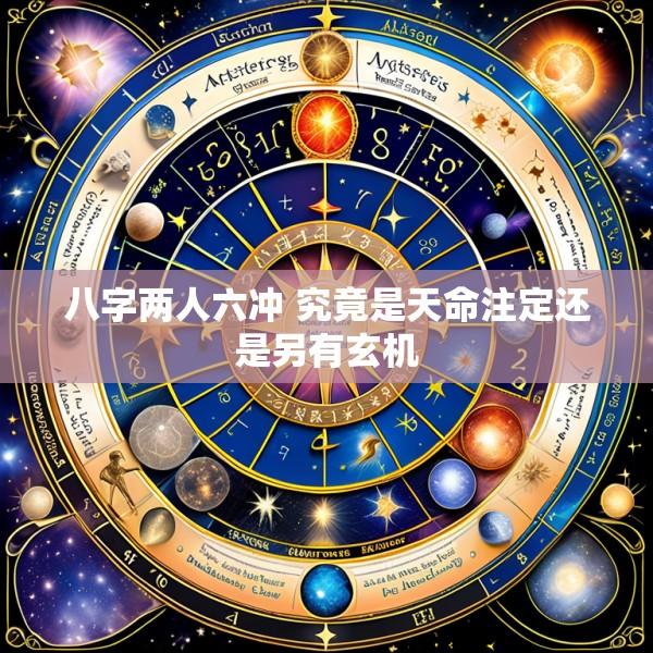八字两人六冲 究竟是天命注定还是另有玄机