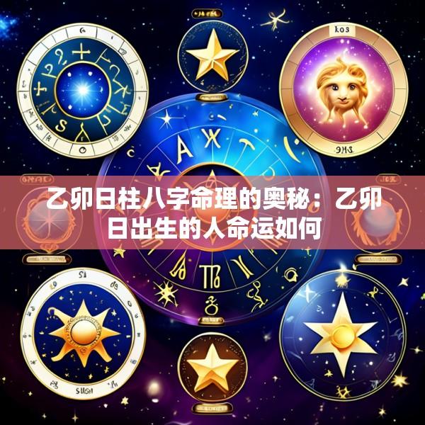 乙卯日柱八字命理的奥秘：乙卯日出生的人命运如何