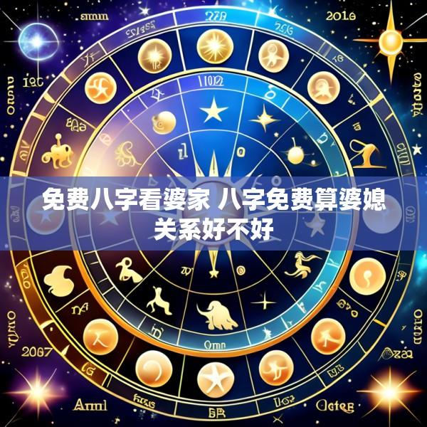 免费八字看婆家 八字免费算婆媳关系好不好