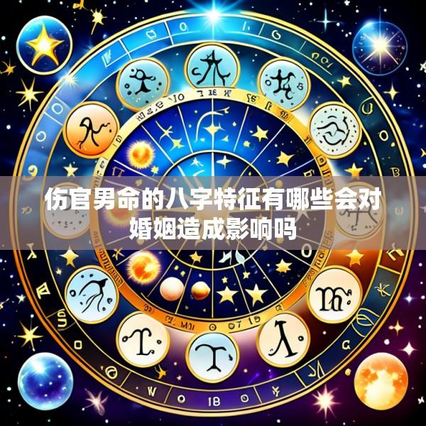 伤官男命的八字特征有哪些会对婚姻造成影响吗