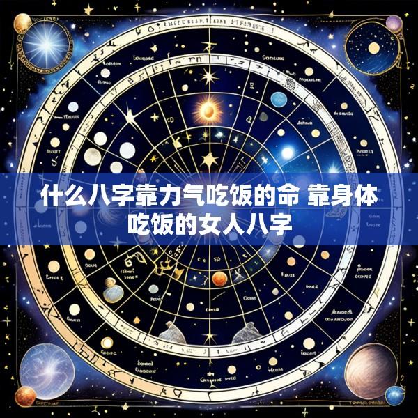 什么八字靠力气吃饭的命 靠身体吃饭的女人八字