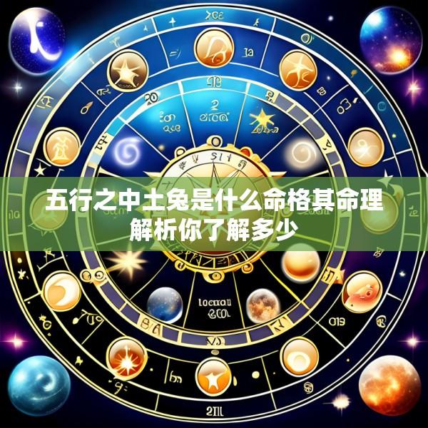 五行之中土兔是什么命格其命理解析你了解多少