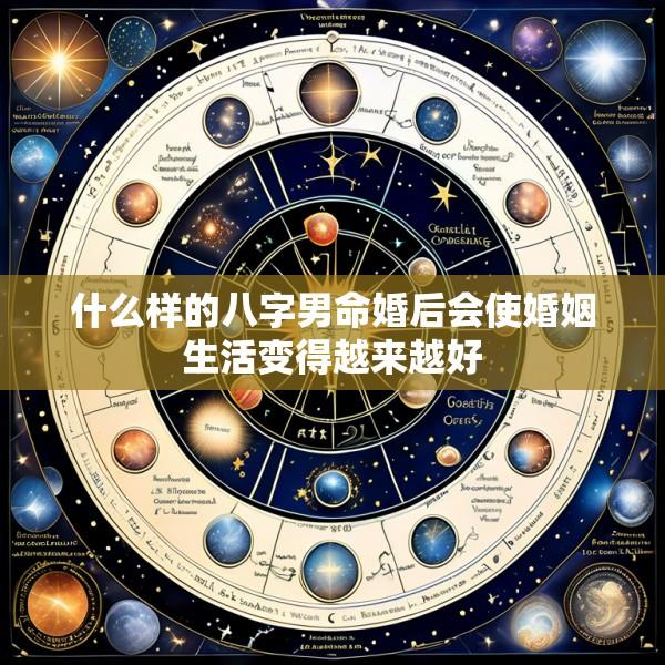 什么样的八字男命婚后会使婚姻生活变得越来越好