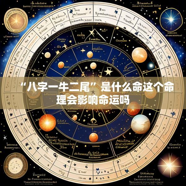 “八字一牛二尾”是什么命这个命理会影响命运吗