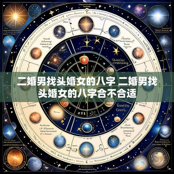 二婚男找头婚女的八字 二婚男找头婚女的八字合不合适