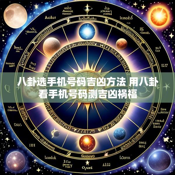八卦选手机号码吉凶方法 用八卦看手机号码测吉凶祸福