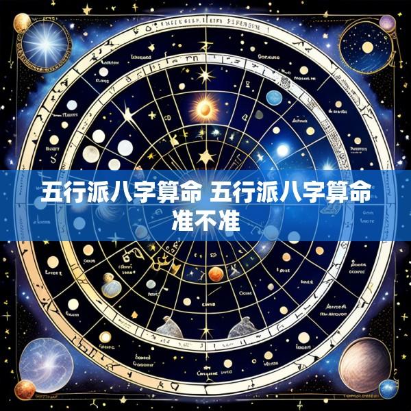 五行派八字算命 五行派八字算命准不准