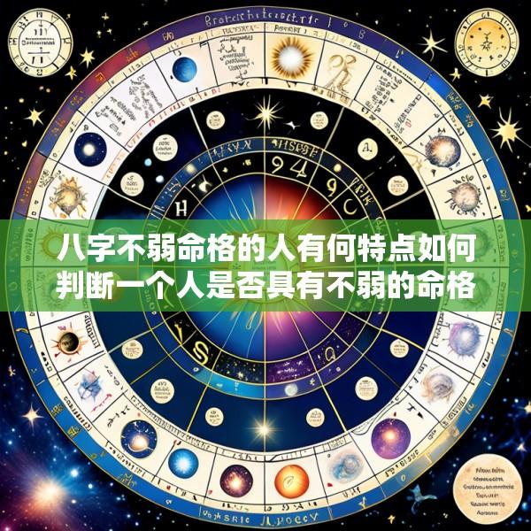 八字不弱命格的人有何特点如何判断一个人是否具有不弱的命格