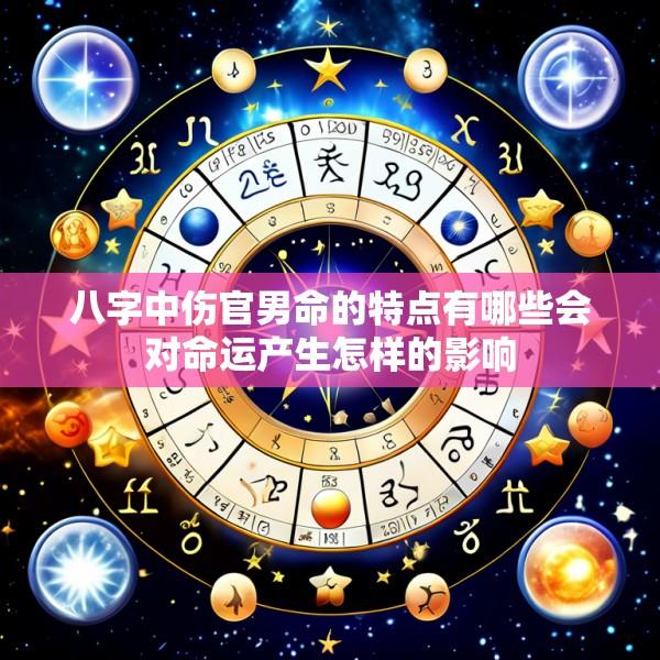 八字中伤官男命的特点有哪些会对命运产生怎样的影响
