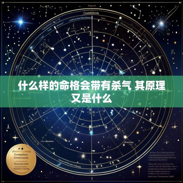 什么样的命格会带有杀气 其原理又是什么