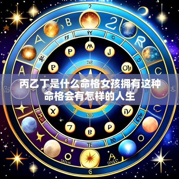 丙乙丁是什么命格女孩拥有这种命格会有怎样的人生
