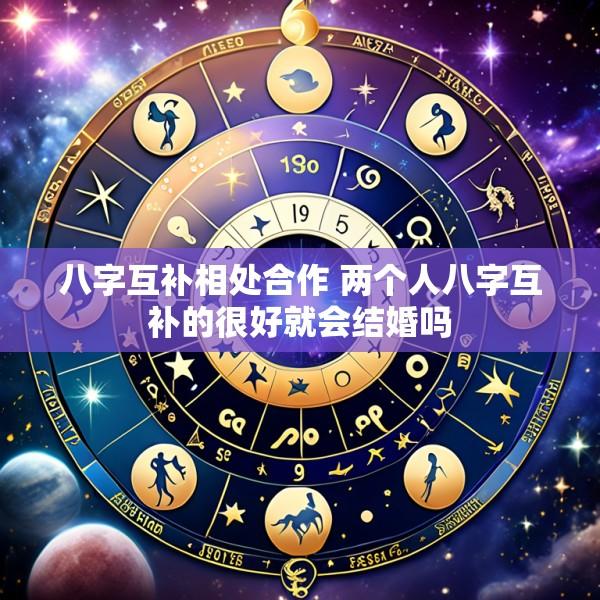 八字互补相处合作 两个人八字互补的很好就会结婚吗