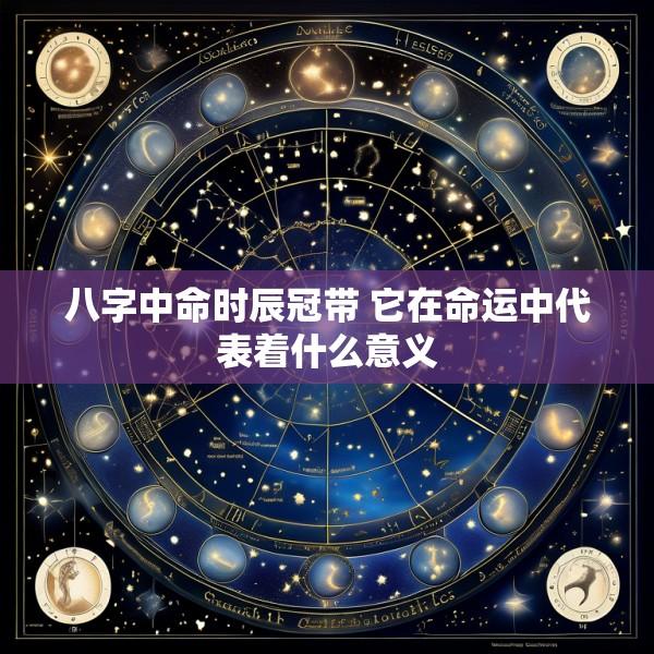 八字中命时辰冠带 它在命运中代表着什么意义