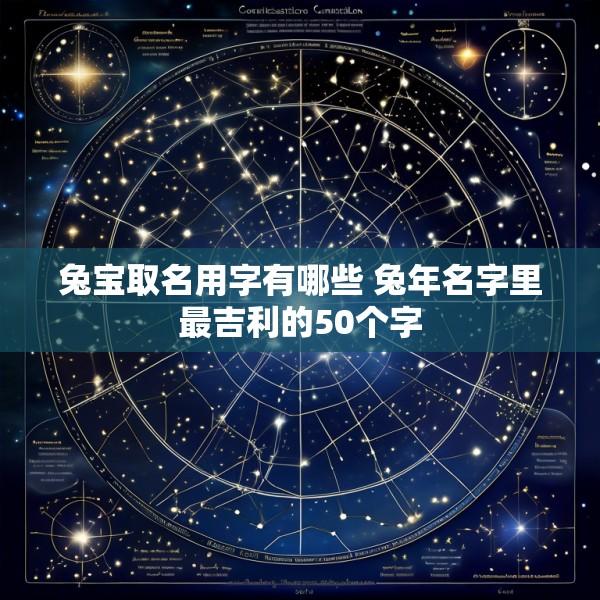 兔宝取名用字有哪些 兔年名字里最吉利的50个字
