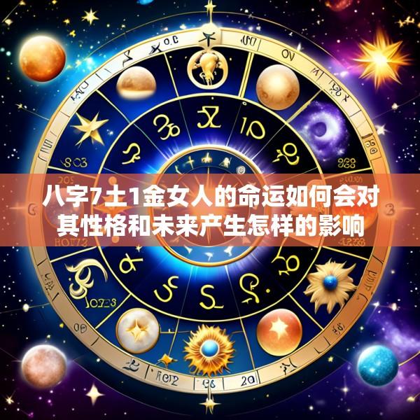 八字7土1金女人的命运如何会对其性格和未来产生怎样的影响