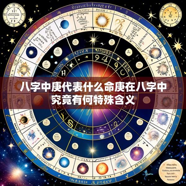 八字中庚代表什么命庚在八字中究竟有何特殊含义