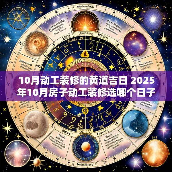 10月动工装修的黄道吉日 2025年10月房子动工装修选哪个日子好